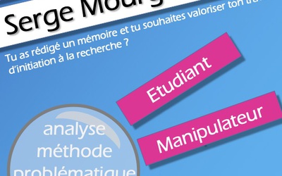 Étudiants MERM, présentez votre mémoire pour le Prix Serge Mourgues !