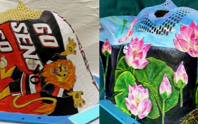 Un masque de radiothérapie peint à l'effigie du personnage préféré du patient pour améliorer son parcours de soins