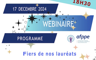 Save the date : le webinaire AFPPE du 17 décembre 2024