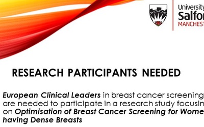 Un travail de recherche sur le dépistage du cancer du sein à diffuser dans vos services