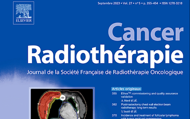 Une étude montre le fort niveau d'implication des MERM de radiothérapie en France pour valider de nouvelles compétences