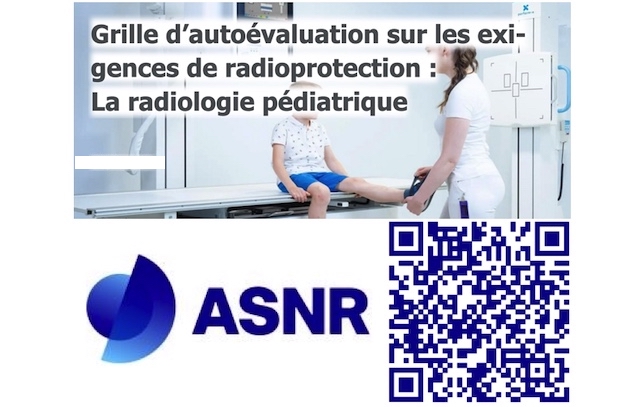 Réalisez votre auto-évaluation de radioprotection en radiopédiatrie !